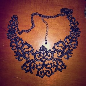 Gothic Filigree Collar Style Necklace